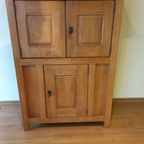 Vintage Eiken Broodkast (brutalist) (b113xh150xd60) thumbnail 5