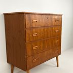 Scandinavisch Vintage Teak Fineren Ladekast Maloy thumbnail 10