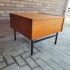 Jaren 60 Teakhouten Salontafel Met Klep thumbnail 9