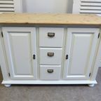 Prachtig Wit Landelijk Dressoir 135 Cm thumbnail 2