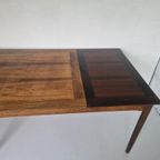 Vintage Pallisander Uitschuifbare Tafel Deens Design. thumbnail 11