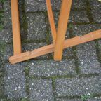 Vintage Houten Strandstoel Inklapbaar thumbnail 6