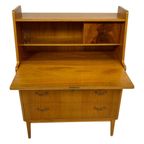 Vintage Secretaire Kastje Zweedse Jaren 60 Werkplek thumbnail 5