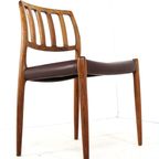 Set 6 Niels O Møller Stoelen Vintage Palissander Model 83 thumbnail 5