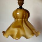 Vintage Hanglamp Oker/Bruin/Geel thumbnail 2