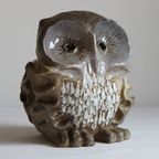 Ceramic Owl Sculpture By Elisabeth Vandeweghe, Belgium 1970S. thumbnail 5