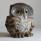 Ceramic Owl Sculpture By Elisabeth Vandeweghe, Belgium 1970S. thumbnail 7