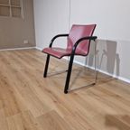 Thonet A320 Eettafel + 6 Rosé Stoelen - Hout - Zwart -Design thumbnail 21