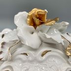 Vintage Terrine Capodimonte Wit/goud thumbnail 13