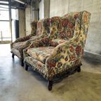 Set Van 2 Vintage Eenzitten / Clubzetels / Fauteuils thumbnail 2