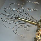 Vintage Xl Kristallen Kroonluchter Hanglamp Zakkroonluchter thumbnail 4