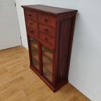 Antieke Ladekast Notariskast Buffetkast Boekenkast Vitrine thumbnail 6