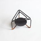 Teapot Stand In Rattan And Steel By Laurids Lonborg Denmark 1950S thumbnail 10