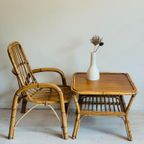 Vintage Rotan Stoel En Tafeltje Jaren 70 thumbnail 6