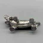 Basset Hound Miniatuur Verzilverd/zilver thumbnail 2
