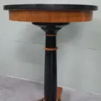 Unieke Antieke Biedermeier Style Inlay Bijzettafel/Plantentafel thumbnail 11