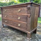 Oud Hollandse Dressoir Ladenkast Commode 154 Cm. thumbnail 3