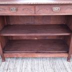 Vintage Art Deco Commode Antiek Kastje Eiken Dressoir Jr 20 thumbnail 12