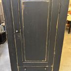 Brocante Eendeurskast / Kledingkast thumbnail 4