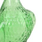 Groene Glazen Karaf Roofvogel Arend Bessi Italy 29cm thumbnail 3