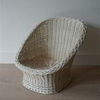 Vintage Rotan Rieten Stoel Kind thumbnail 3