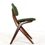 Set 6 Scissor Chairs Stoelen Attr Louis Van Teeffelen Vintage thumbnail 8