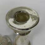 Set Van 2 Kwikzilveren Kandelaars, Rond 1900 (armeluiszilver) thumbnail 16