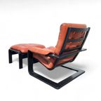 Mcm Design Fauteuil En Voetbank, Lystolet, Zweden,1970S thumbnail 5