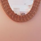 Decorative Oval Rattan Mirror thumbnail 3