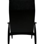Vintage Fauteuil Jaren 60 Zwart Louis Van Teeffelen Stijl thumbnail 19