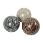 Set Van 3 Grote Gepolijste Bollen Marmeren Ballen Natuursteen thumbnail 4