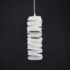 Very Nice White Design Lamp *** Spiral *** High Quality *** 1980 *** Modern thumbnail 2