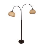 Dijkstra - Rare Model - Space Age Design / Mcm Floor Lamp With Two Shades thumbnail 3