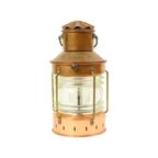 Kleine Scheepslamp Ankerlicht Nautisch Olielamp Rood Koper 23Cm thumbnail 4