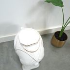 Witte Porseleinen Olifant Met Goud Plantentafel thumbnail 5