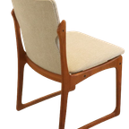 Set 4 Vamdrup Vintage Stoelen Deens Reupholstered thumbnail 13