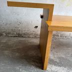 Geometric Brutalist Dining Table, 1980s thumbnail 8