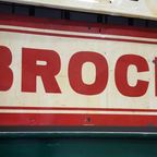 Origineel Vintage Usa Reclamebord, Tin Sign Van Brock️️️️⛽️ thumbnail 2