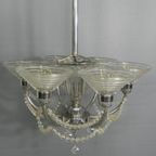 Art Deco Hanglamp G. Leleu thumbnail 11