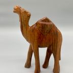 Vintage Dromedaris Hout Handwerk thumbnail 4
