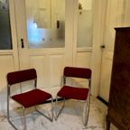 Vintage Buisframe Stoelen 6 Stuks thumbnail 2