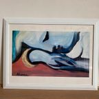 Vintage Poster Picasso - Femme Dormir In Lijst thumbnail 2