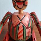 Grote Oude Zeldzame Houten Pinokkio Pop Italy thumbnail 13