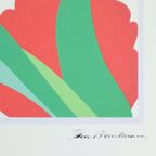 Offset Litho Naar Tom Wesselmann Monica With Tulips 299/450 Pop Art thumbnail 5