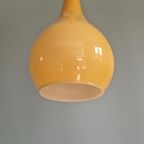 Scandinavische Hanglamp In Honingkleurig Opaline, Jaren 60 thumbnail 4