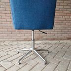 Retro Bureaustoel Verstelbaar Draaibare Stoel Draaistoel thumbnail 9