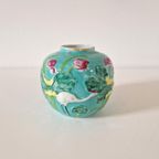 Antieke Chinese Gemberpot Vaasjes Mintgroene Vaas thumbnail 9