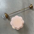 Art Deco Lamp – Rosé Opaline thumbnail 2