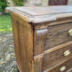 Oud Hollandse Dressoir Ladenkast Commode 154 Cm. thumbnail 13