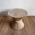 Mcguire Rotan Bamboe Salontafel Bijzettafel Vintage thumbnail 2